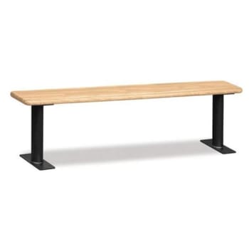 Image for Salsbury Industries® Wood Locker Bench 72 Inches Light Finish from HD Supply