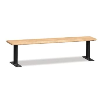 Image for Salsbury Industries® Wood Locker Bench 84 Inches Light Finish from HD Supply