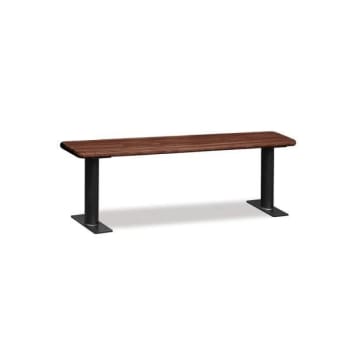 Image for Salsbury Industries® Wood Locker Bench 60 Inches Dark Finish from HD Supply