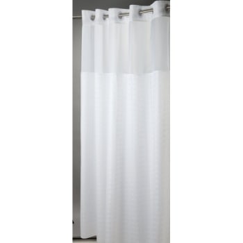 Focus Products Hookless Madison Shower Curtain 71 X 77" White Case Of 12