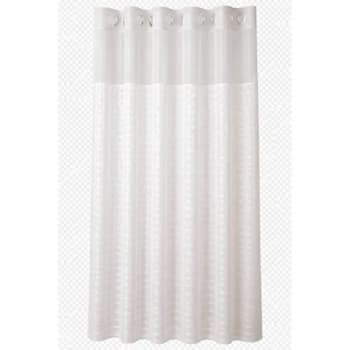 Focus Products Hookless Madison Shower Curtain 71 X 77" White Case Of 12