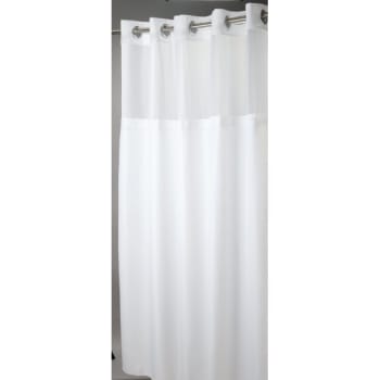 Focus Products Hookless Illusion Shower Curtain 71 X 77" White Case Of 12