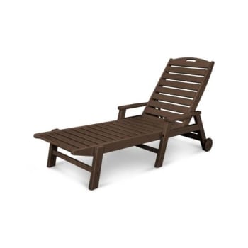 Image for Polywood® Nautical Chaise Lounge Mahogany from HD Supply