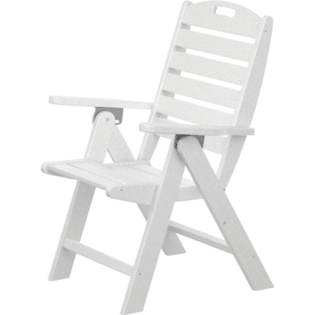 Polywood Nautical Folding Chair White Hd Supply