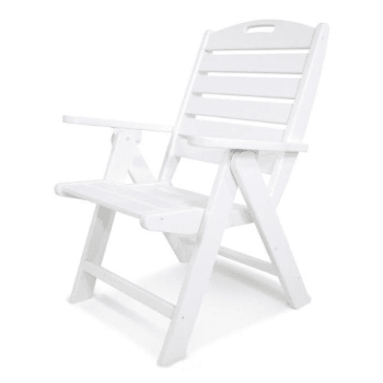 Image for Polywood® Nautical Folding Chair White from HD Supply