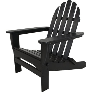 Image for Polywood® Classic Folding Adirondack In Black from HD Supply