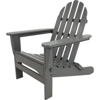 Image for Polywood® Classic Folding Adirondack In Slate Grey from HD Supply