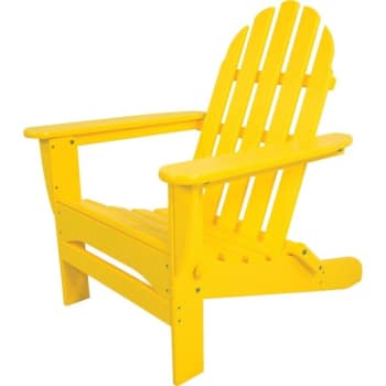 Image for Polywood® Classic Folding Adirondack In Lemon from HD Supply