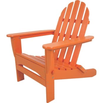 Image for Polywood® Classic Folding Adirondack In Tangerine from HD Supply