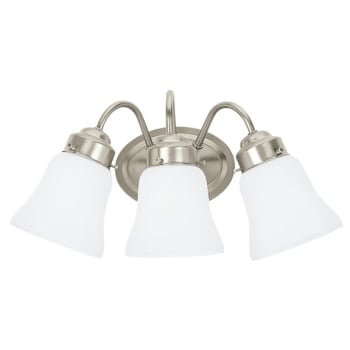 Image for Sea Gull Lighting® Westmont 17 in 3-Light Vanity Fixture (Brushed Nickel) from HD Supply