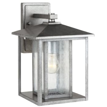 Image for Sea Gull Lighting® Hunnington 9 X 14 In. 1-Light Outdoor Lantern (Pewter) from HD Supply