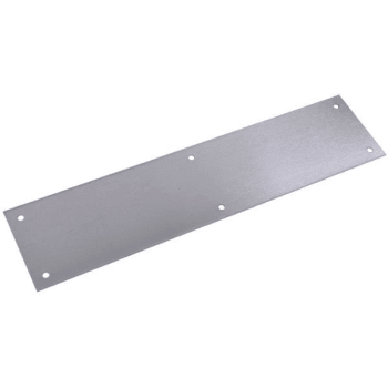Ives® Kick Plate, Satin Stainless Steel, 10 Inches X 44 Inches