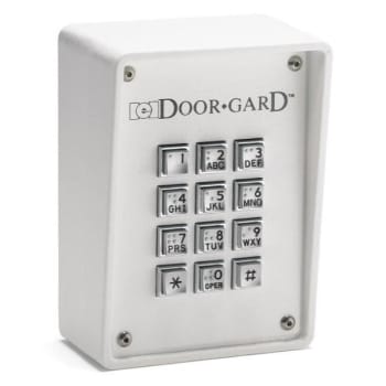 Linear Keypad, Surface Mounted, Braille Alpha-Numeric Keys120 Users