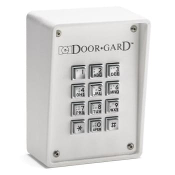 Image for Linear Keypad, Surface Mounted, Braille Alpha-Numeric Keys120 Users from HD Supply