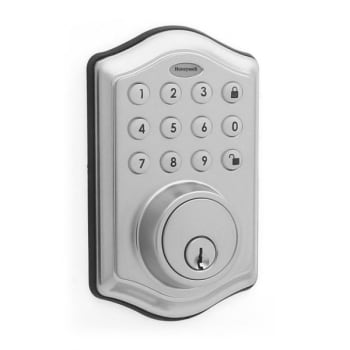 Image for Honeywell 8712309 Electronic Deadbolt Door Lock with Keypad, 2.375/2.75" Backset, Grade 3 from HD Supply