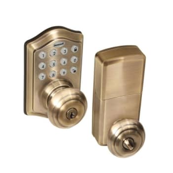 Image for Honeywell 8732101 Electronic Entry Knob Door Lock With Keypad, 2.375/2.75" Backset, Grade 3 from HD Supply