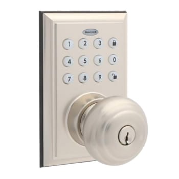 Image for Honeywell 8832301s Bluetooth Enabled Digital Door Knob Lock With Keypad, 2.375/2.75" Backset from HD Supply
