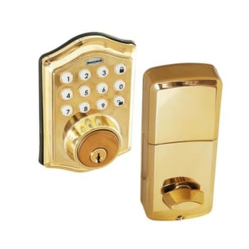 Image for Honeywell 8712009 Electronic Deadbolt Door Lock with Keypad, 2.375/2.75" Backset, Grade 3 from HD Supply