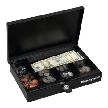 Image for Honeywell® Low Profile Steel Cash Box With Key Lock from HD Supply