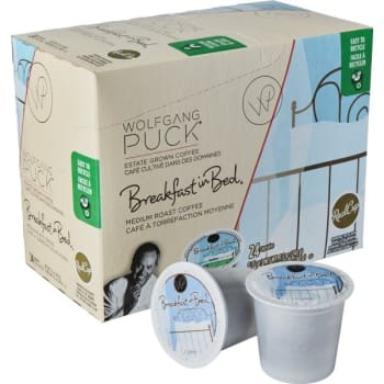 Image for Wolfgang Puck Breakfast In Bed Coffee Capsules Case Of 96 from HD Supply
