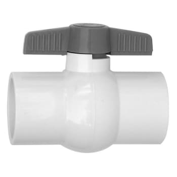 Image for Super-Pro 2 In Sxs Pvc Ball Valve (Silver) from HD Supply