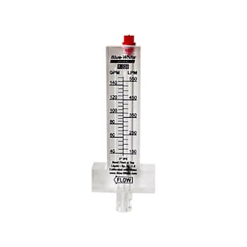 Image for Blue White Ind 4" Pvc Horizontal Flowmeter from HD Supply