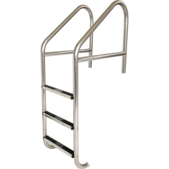 Image for Sr Smith 36" 3-Step Ladder / Crossbrace W/ Ss Tread 20" Ctc from HD Supply