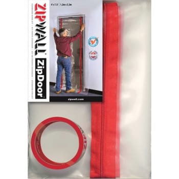 Image for ZipWall ZDS 4' x 7' Zipdoor Standard from HD Supply
