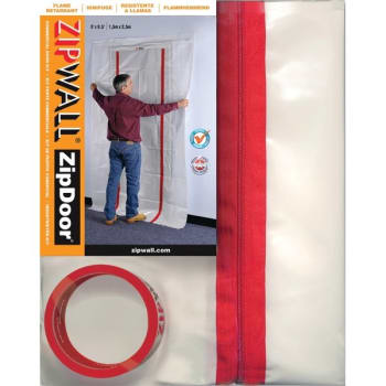 Image for ZipWall ZDC 4' x 8' Zipdoor Commercial from HD Supply