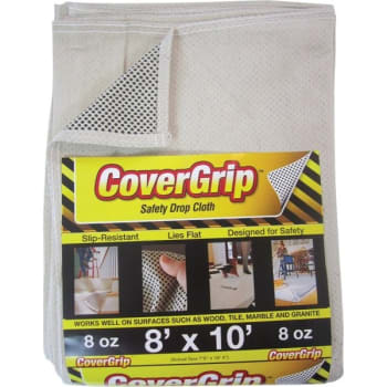 Image for Covergrip 081008 8' x 10' Safety Drop Cloth from HD Supply