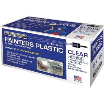 Image for Petoskey Plastics 9 X 150' .31 Mil High Density Painters Plastic, Package Of 12 from HD Supply