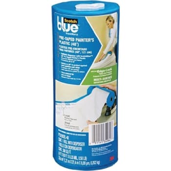 Image for 3M PTD2093EL-48 48" x 30Yd Pretaped Painters Plastic w/ Dispenser, Package Of 6 from HD Supply