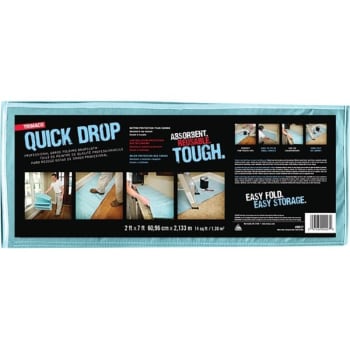 Image for Trimaco 90027 2' X 7' One Tuff Quick Drop Folding Drop Cloth from HD Supply