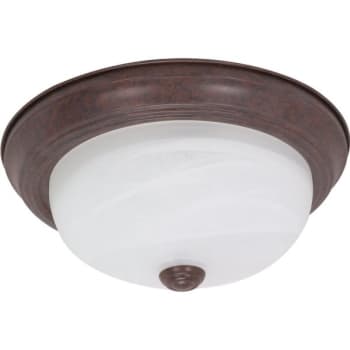 Image for Satco® 2-Light Incandescent Flush Mount Light (Old Bronze) from HD Supply