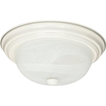 Image for Satco® 2-Light Incandescent Flush Mount Light (Textured White) from HD Supply