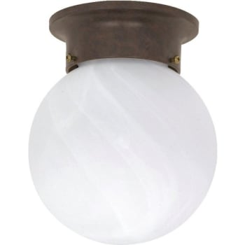 Satco® 6 In. 1-Light Incandescent Flush Mount Light