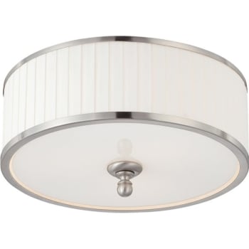 Image for Satco® Candice 3-Light Incandescent Flush Mount Light (Brushed Nickel) from HD Supply