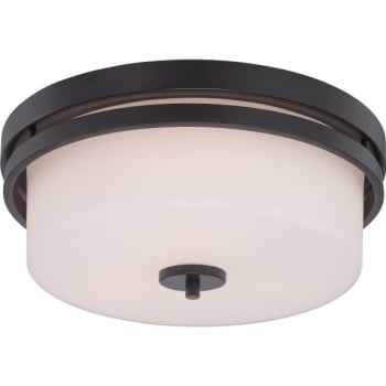 Image for Satco® Parallel 3-Light Incandescent Flush Mount Light (Aged Bronze) from HD Supply