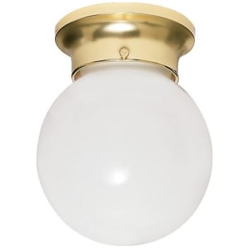 Image for Satco® 60/6028 6 In. 1-Light Incandescent Flush Mount Light from HD Supply