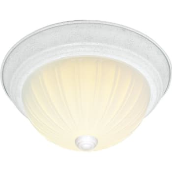 Image for Satco® 13 In. 2-Light Incandescent Flush Mount Light (White) from HD Supply
