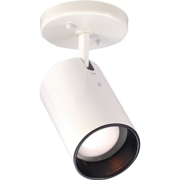 Image for Satco® White One-Light R20 Straight Cylinder Fixture from HD Supply