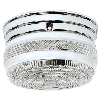 Image for Satco® 8 in. 2-Light Incandescent Flush Mount Light (Polished Chrome) from HD Supply