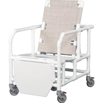 Image for IPU® Reclining 500 lb. Commode/Shower Chair, Linen from HD Supply