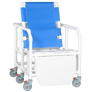 IPU® Reclining Shower Chair 650 Lbs Capacity In Blue