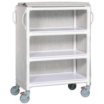 Ipu® 3 Shelf Medium Linen Cart In Linen