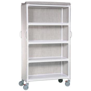 Image for Ipu® 4 Shelf Large Linen Cart In Linen from HD Supply