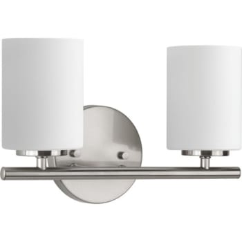 Image for Progress Lighting Replay 13 in. 2-Light Incandescent Bath Vanity Fixture (Polished Nickel) from HD Supply