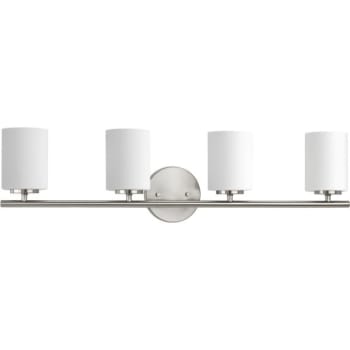 Image for Progress Lighting Replay 31 In. 4-Light Incandescent Bath Vanity Fixture (Polished Nickel) from HD Supply