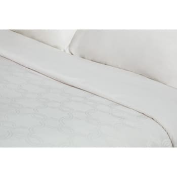 Staybridge Suites Seville Lattice Duvet Cover Full 81.5x87 White Case Of 6