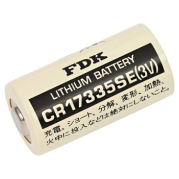 Image for FDK 3 Volt Lithium CR17335SE Battery Comp-29 from HD Supply
